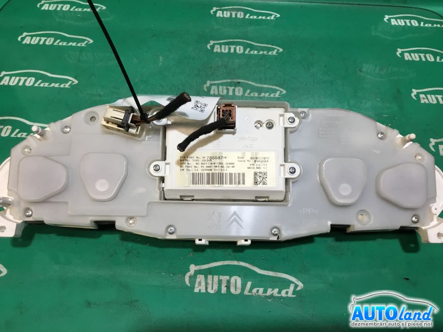 Ceas Bord PEUGEOT 208 2012-2025 Cod 9678558780 