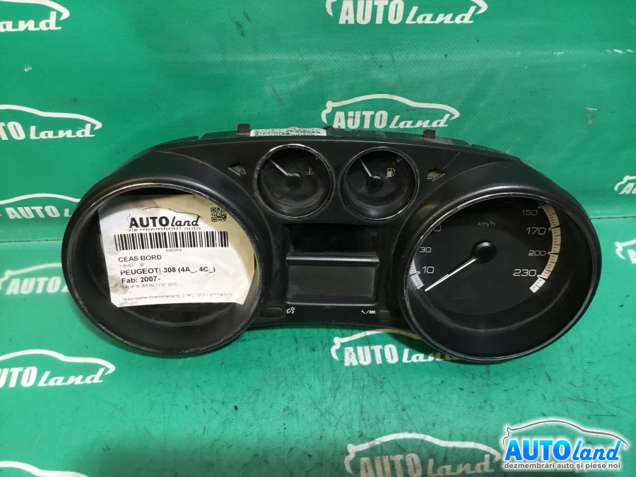 Ceas Bord PEUGEOT 308 (4A_,4C_) 2007-2025 Cod 9665107480 