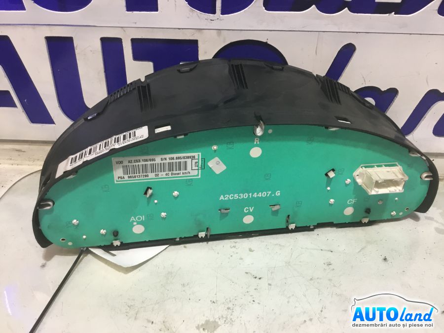 Ceas Bord PEUGEOT 407 (6D_) 2004-2025 Cod 9658137280 