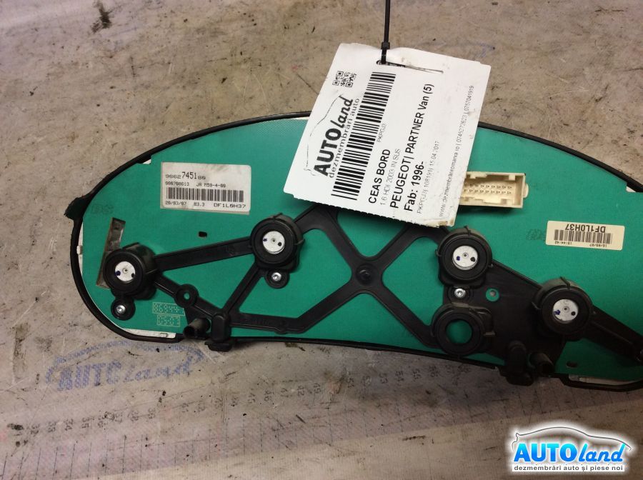 Ceas Bord PEUGEOT PARTNER Van (5) 1996-2025 Cod 9662745180 