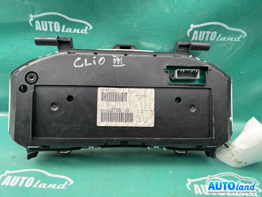 Ceas Bord RENAULT CLIO III (BR0/1,CR0/1) 2005-2025 Cod 8200582705 