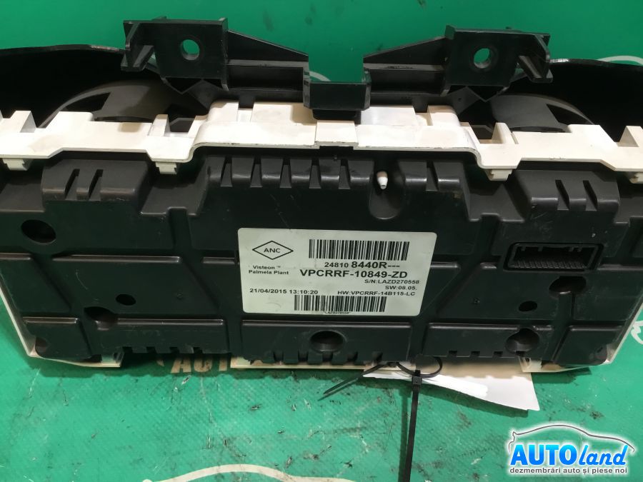 Ceas Bord RENAULT CLIO IV 2012-2025 Cod 248108440R 