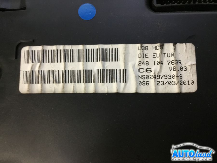 Ceas Bord RENAULT FLUENCE (L30_) 2010-2025 Cod 281216746 