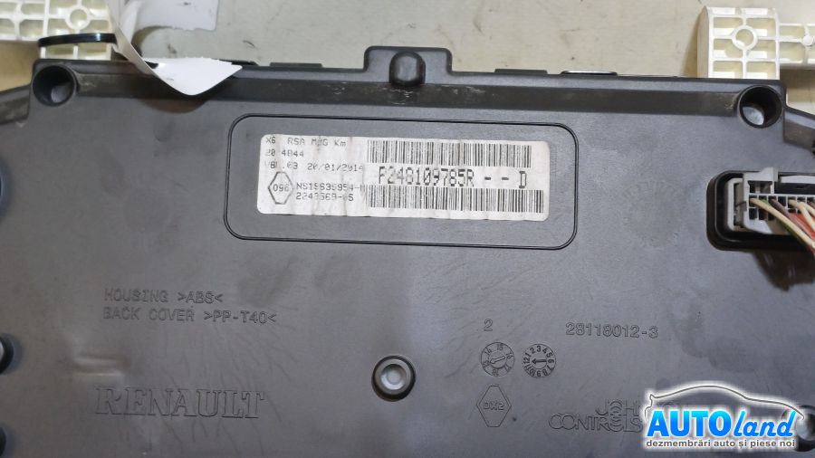 Ceas Bord RENAULT MASTER III 2010-2025 Cod P248109785R 