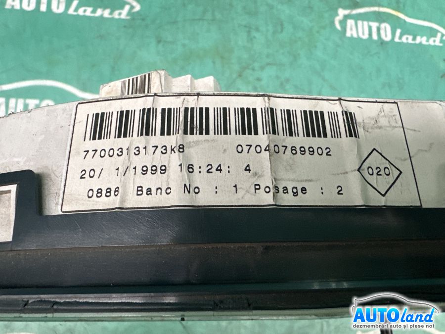 Ceas Bord RENAULT MEGANE I (BA0/1_) 1996-2003 Cod 7700313173 