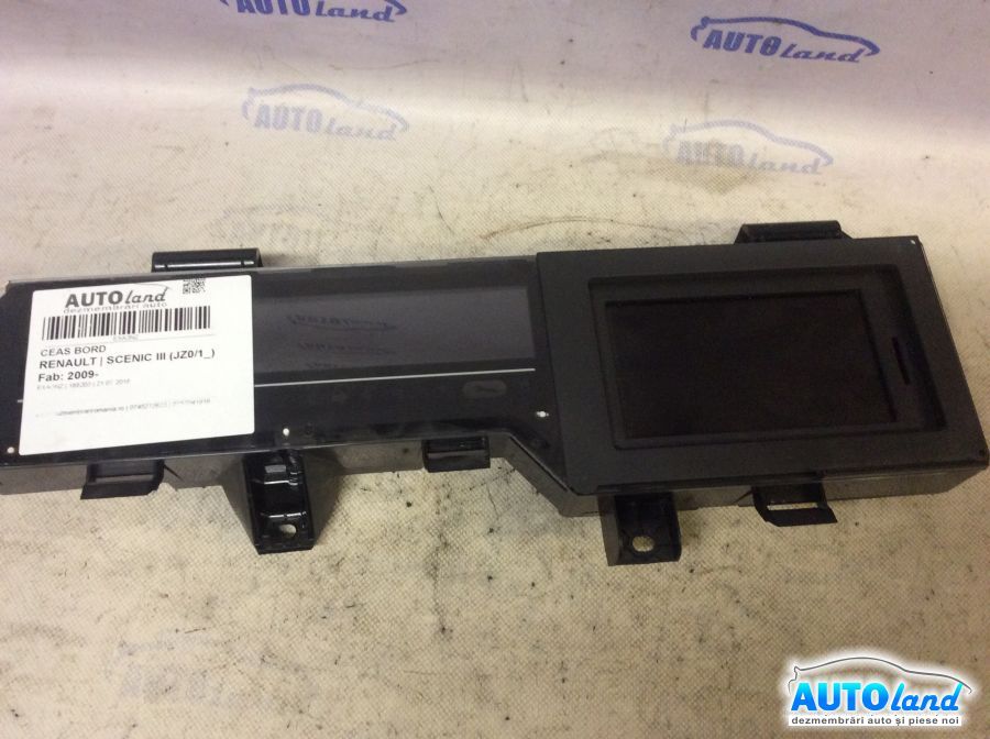 Ceas Bord RENAULT SCENIC III (JZ0/1_) 2009-2025 Cod 248108063R 
