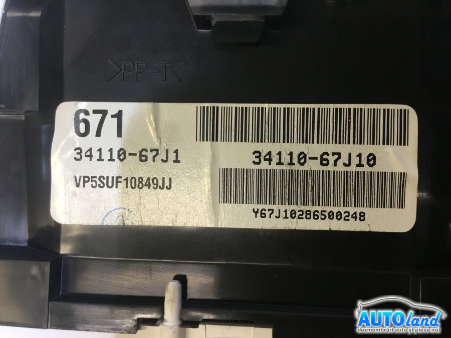 Ceas Bord SUZUKI GRAND VITARA 2005-2025 Cod 3411067J10 