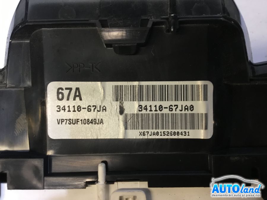 Ceas Bord SUZUKI GRAND VITARA 2005-2025 Cod 3411067JA 