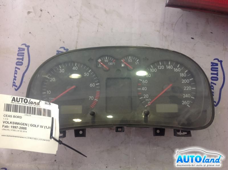 Ceas Bord VOLKSWAGEN GOLF IV (1J1) 1997-2005 Cod 1J0920801B 