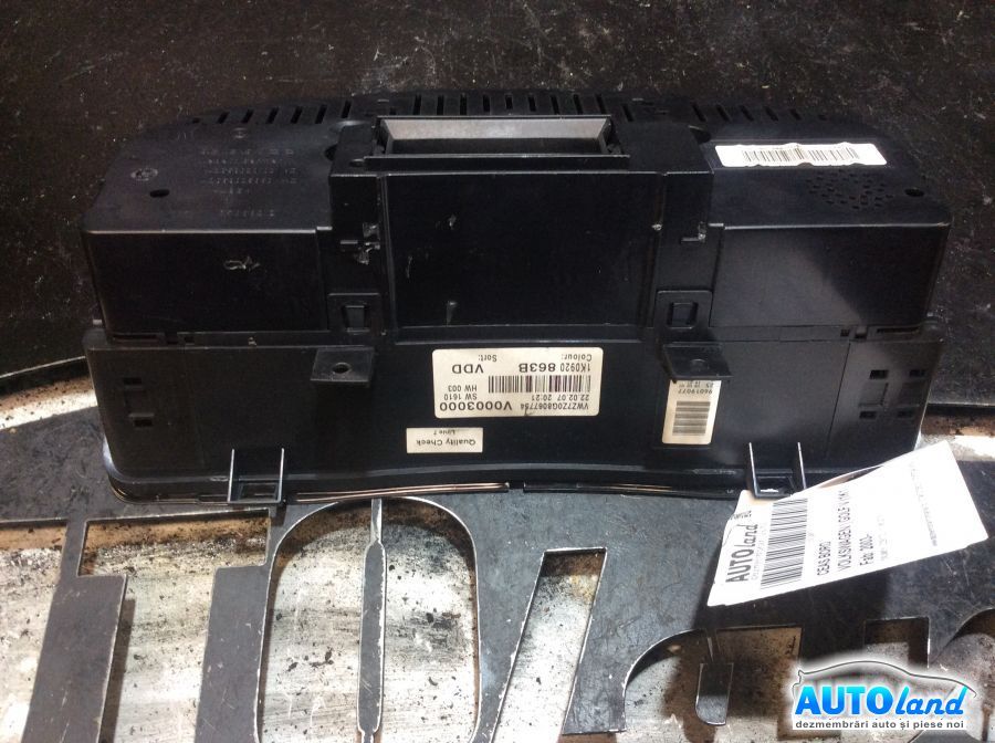 Ceas Bord VOLKSWAGEN GOLF V (1K1) 2003-2025 Cod 1K0920863B 