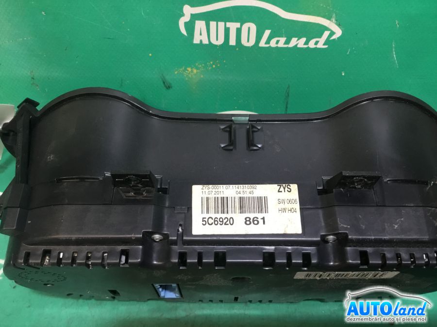 Ceas Bord VOLKSWAGEN JETTA IV (162) 2010-2014 Cod 5C6920861 