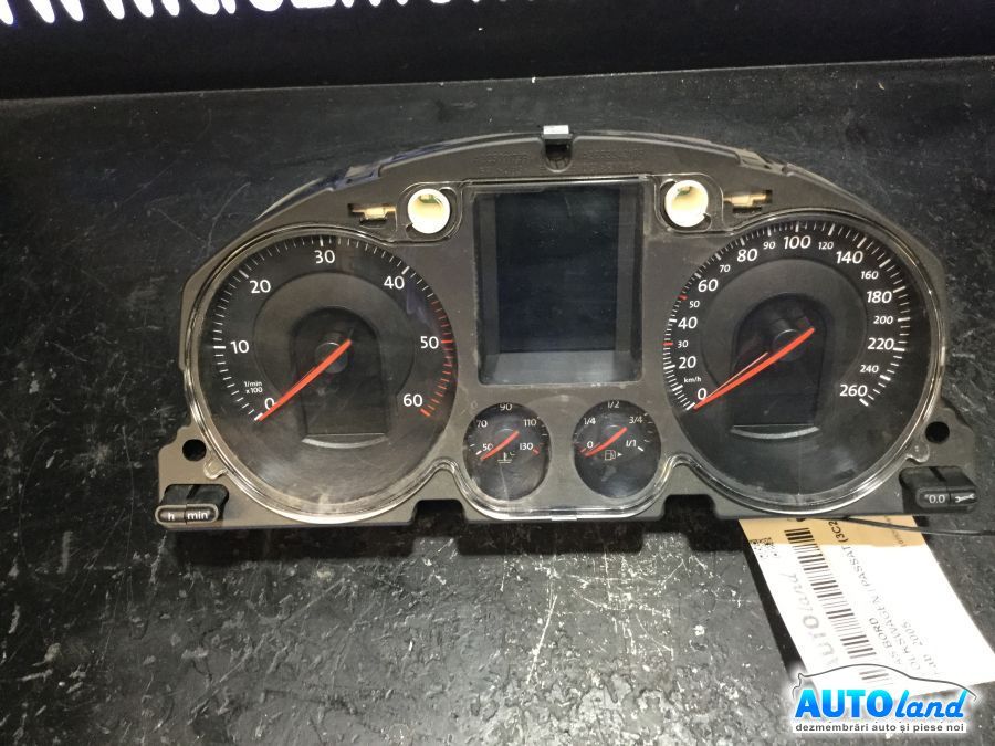 Ceas Bord VOLKSWAGEN PASSAT (3C2) 2005-2025 Cod A2C53145550 