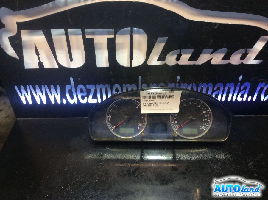 Ceas Bord VOLKSWAGEN SHARAN 2000-2010 Cod 7M3920820F 