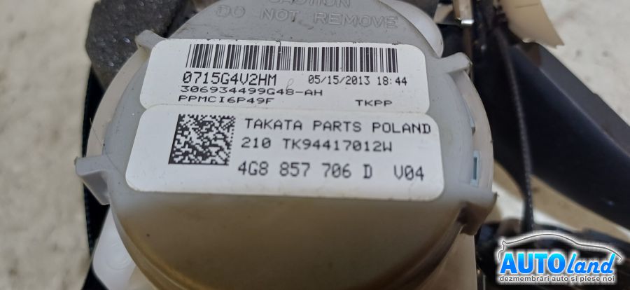 Centura Siguranta AUDI A6 (4G) 2011-2026 Cod 4G8857706D 