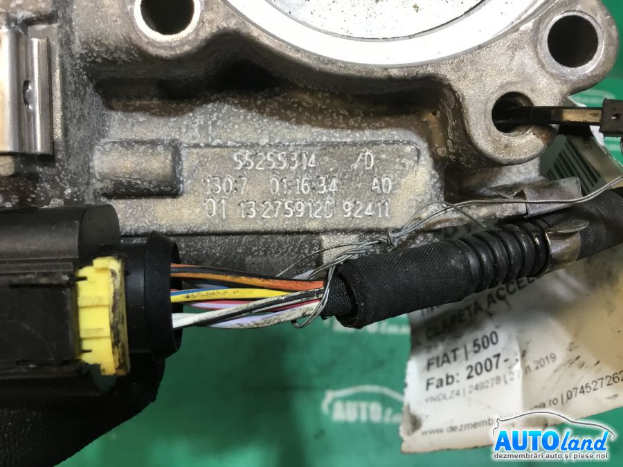 Clapeta Acceleratie FIAT 500 2007-2025 Cod 55255314 