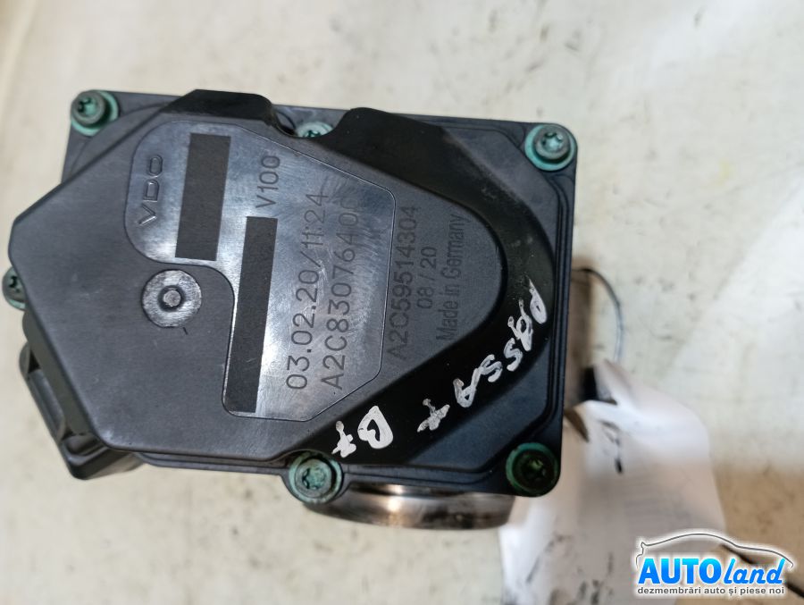 Clapeta Acceleratie VOLKSWAGEN PASSAT (3AA,B7) 2011-2025 Cod A2C83076400 
