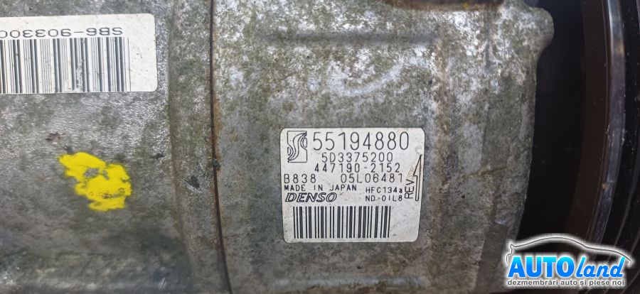 Compresor AC ALFA ROMEO MITO 2008-2026 Cod 55194880 