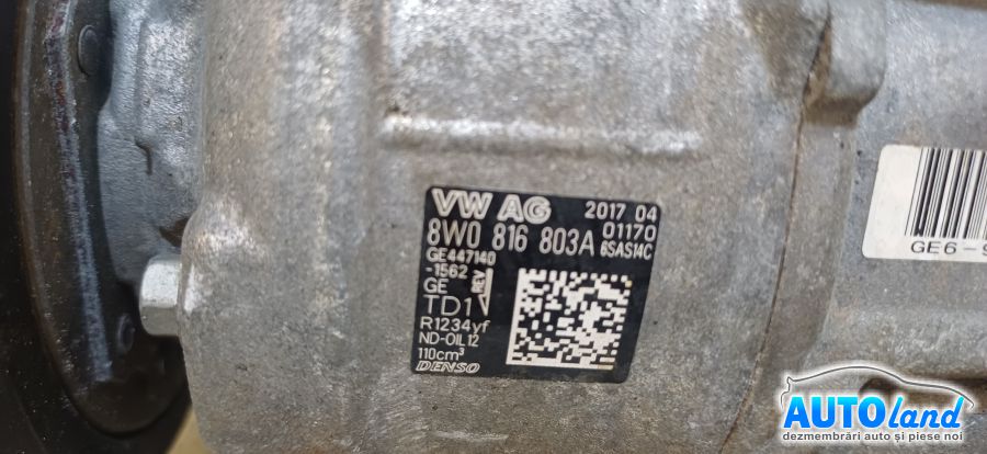 Compresor AC AUDI A4 (B9 8W) 2015-2018 Cod 8W0816803A 