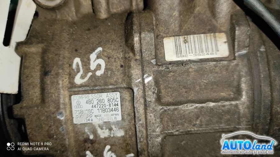 Compresor AC AUDI A6 (4B,C5) 1997-2005