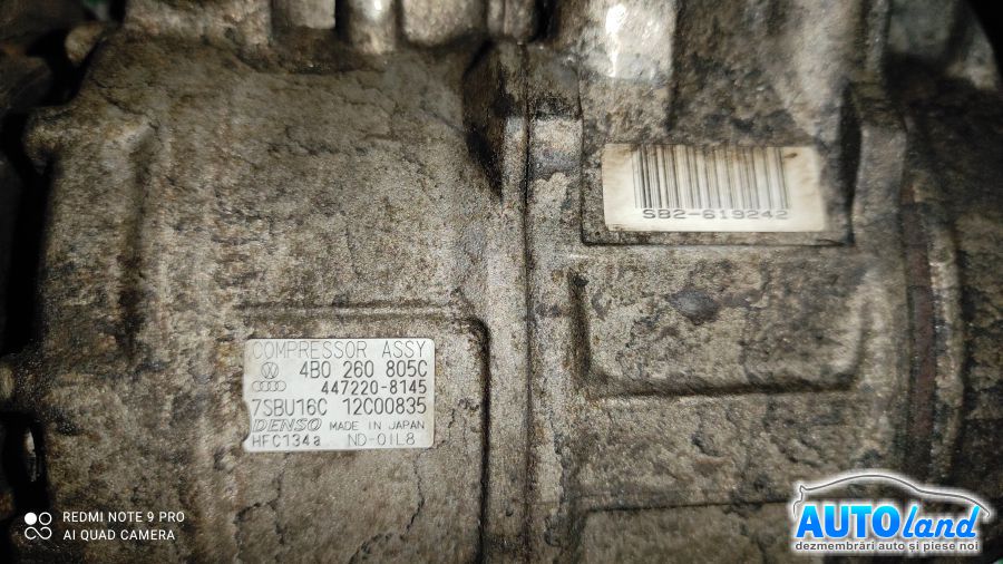 Compresor AC AUDI A6 (4B,C5) 1997-2005 Cod 4472208145 
