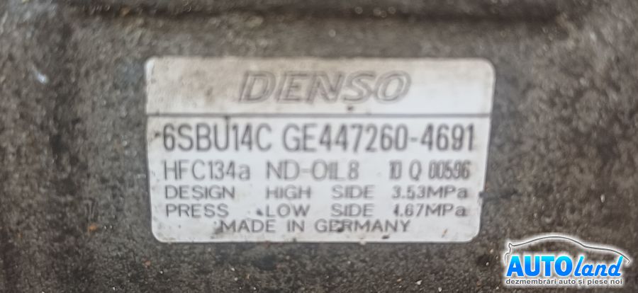 Compresor AC BMW 1 (F20) 2010-2026 Cod 4472604691 