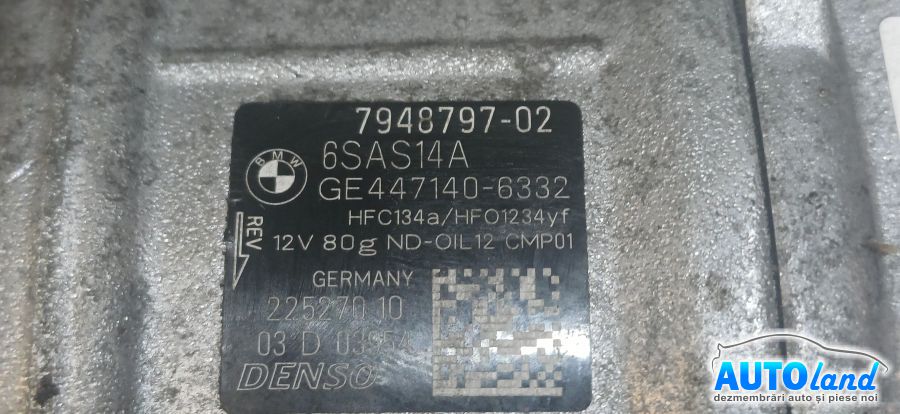 Compresor AC BMW 1 Series Hatchback (F40) 2019-2026 Cod 7948797 