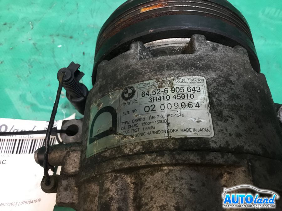 Compresor AC BMW 3 (E46) 1999-2001 Cod 6905643 