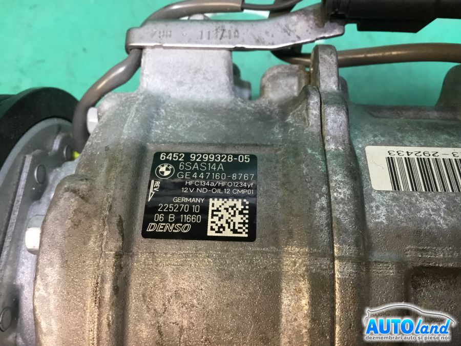 Compresor AC BMW 4 Series Gran Coupe (F36) 2014-2016 Cod 9299328 
