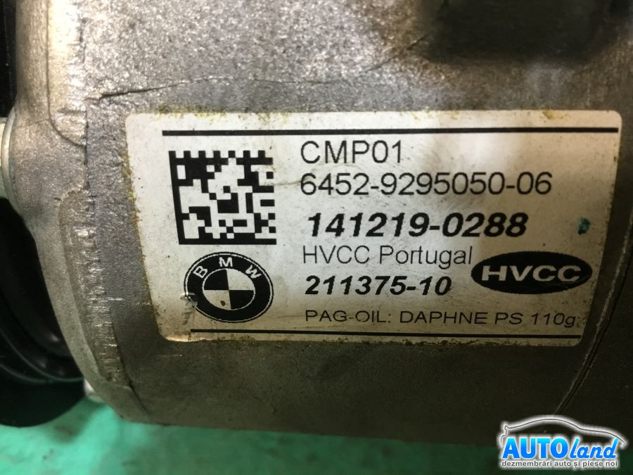 Compresor AC BMW 5 (F10) 2010-2025 Cod 21137510 
