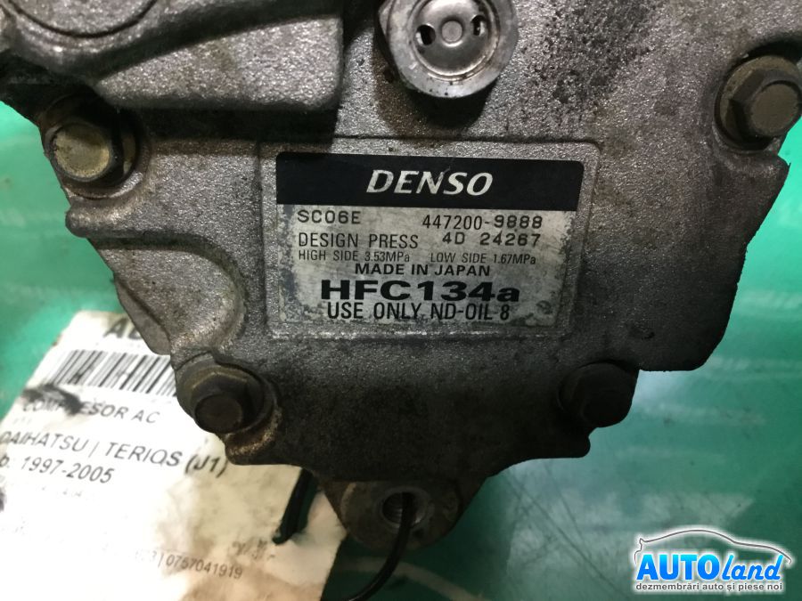 Compresor AC DAIHATSU TERIOS (J1) 1997-2005 Cod 4472009888 