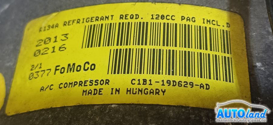 Compresor AC FORD B-MAX 2012-2026 Cod C1B119D629AD 