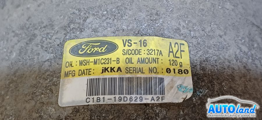 Compresor AC FORD ECOSPORT II 2013-2017 Cod C1B119D629A2F 