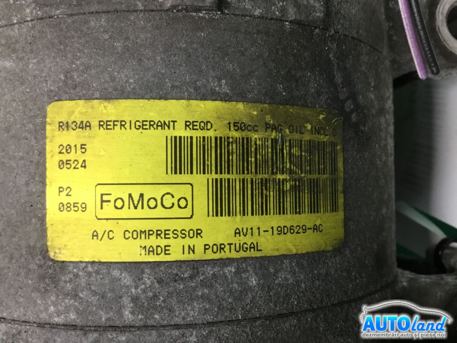 Compresor AC FORD FIESTA VI 2008-2025 Cod AV1119D629AC 