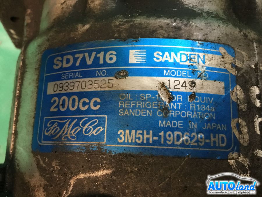 Compresor AC FORD FOCUS II (DA_) 2004-2008 Cod 3M5H19D629HD 