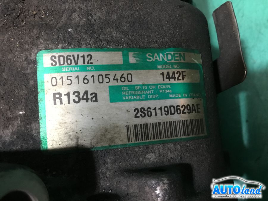 Compresor AC FORD FUSION (JU_) 2002-2025 Cod 2S6119D629AE 