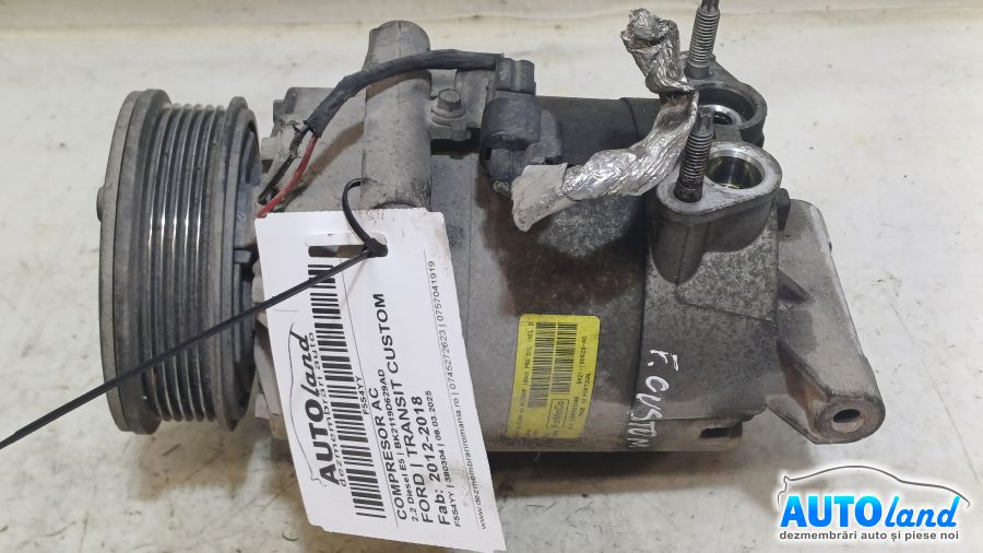 Compresor AC FORD TRANSIT CUSTOM 2012-2018 Cod BK2119D629AD 