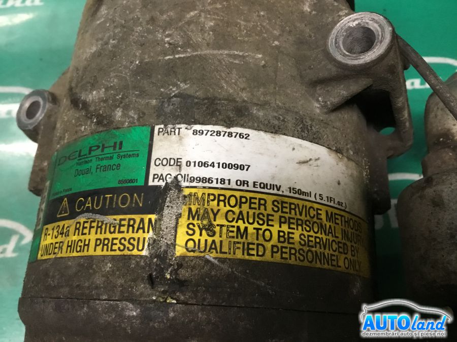 Compresor AC HONDA CIVIC VI 2001-2005 Cod 8972878762 