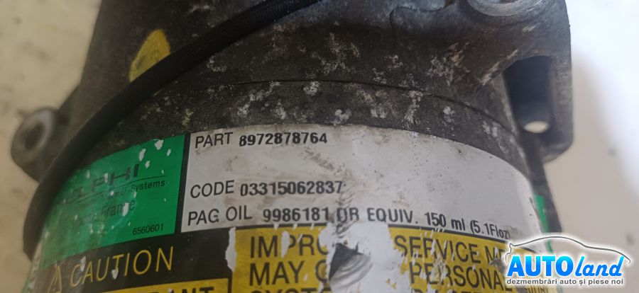 Compresor AC HONDA CIVIC VII (FD_) 2005-2026 Cod 8972878764 