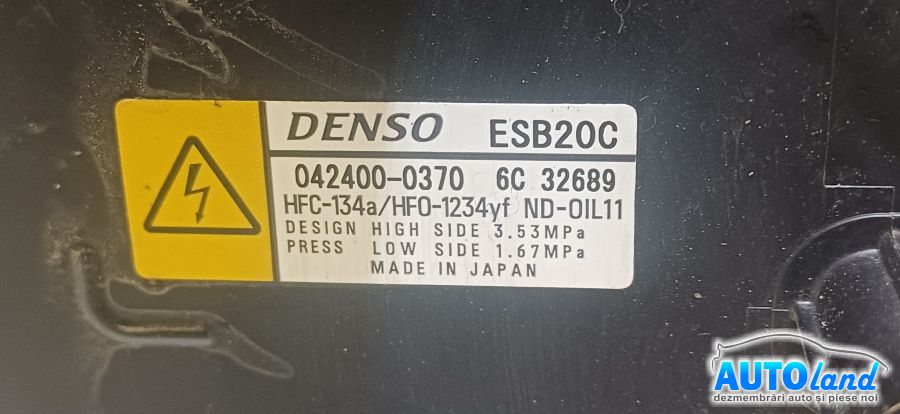 Compresor AC HONDA CR-V IV facelift 2015-2016 Cod 0424000370 