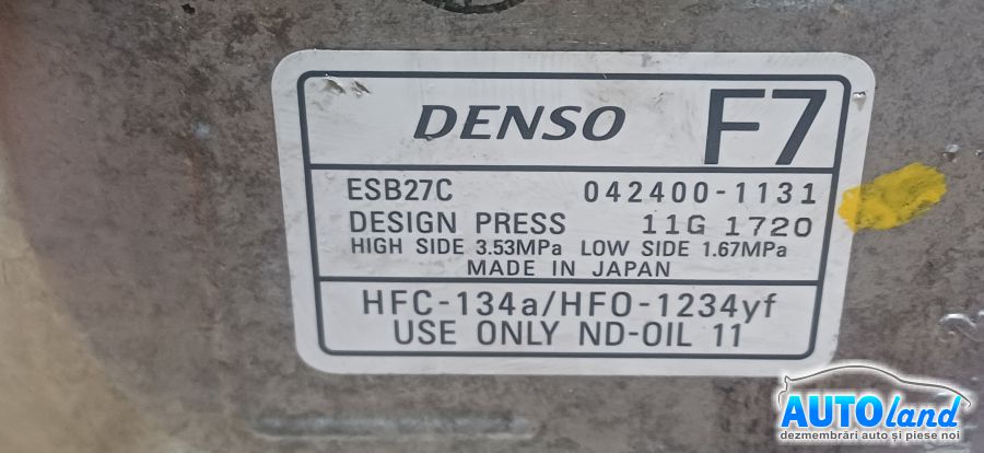 Compresor AC HONDA HR-V (GH) 1999-2026 Cod 0424001131 