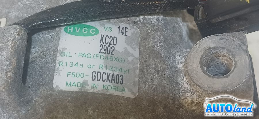 Compresor AC HYUNDAI i20 (PB,PBT) 2008-2026 Cod F500GBCKA03 