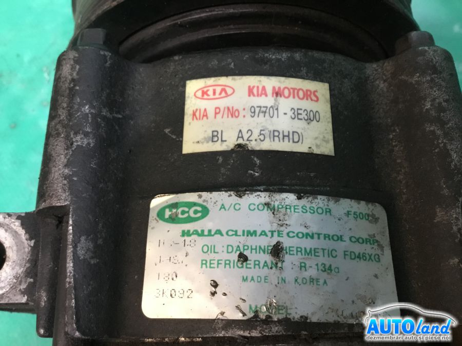 Compresor AC KIA SORENTO (JC) 2002-2025 Cod 977013E300 