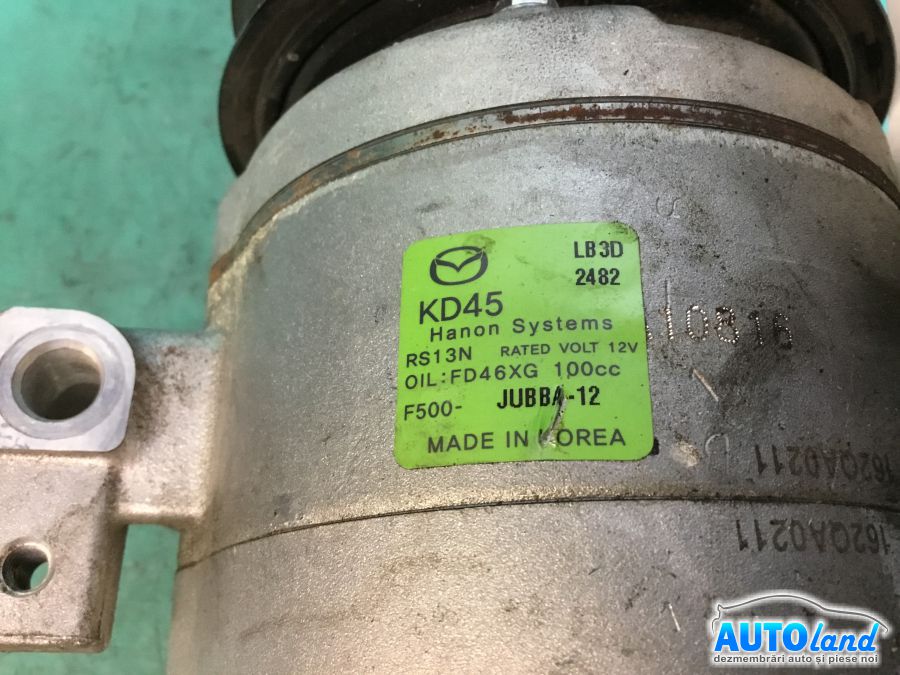 Compresor AC MAZDA 6 fastback (KD_) 2016-2025 Cod F500JUBBA12 