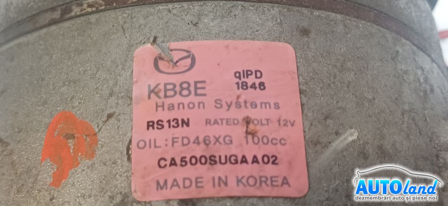 Compresor AC MAZDA CX-5 facelift 2017-2026 Cod CA500SUGAA02 