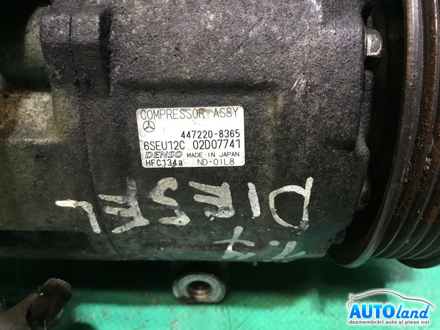 Compresor AC MERCEDES-BENZ A-CLASS (W168) 1997-2004 Cod 4472208365 