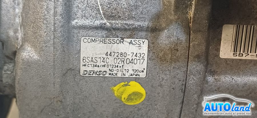 Compresor AC MERCEDES-BENZ A-class (W176) 2012-2015 Cod 4472807432 