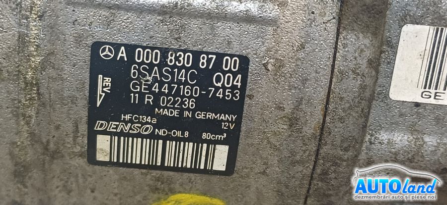 Compresor AC MERCEDES-BENZ C-CLASS (W205) 2013-2026 Cod A0008308700 