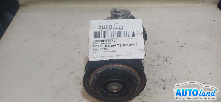 Compresor AC MERCEDES-BENZ GLA (H247) 2019-2026 Cod A0008303404 
