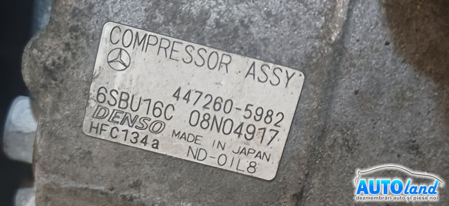 Compresor AC MERCEDES-BENZ SLK (R172) 2011-2026 Cod 4472605982 