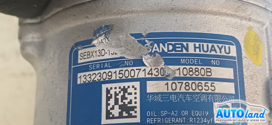 Compresor AC MG MG ZS 2001-2026 Cod 10780655 